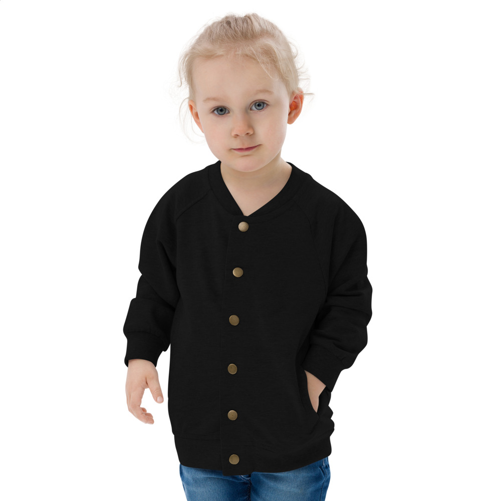 Toddler Girl Organic Bomber Jacket