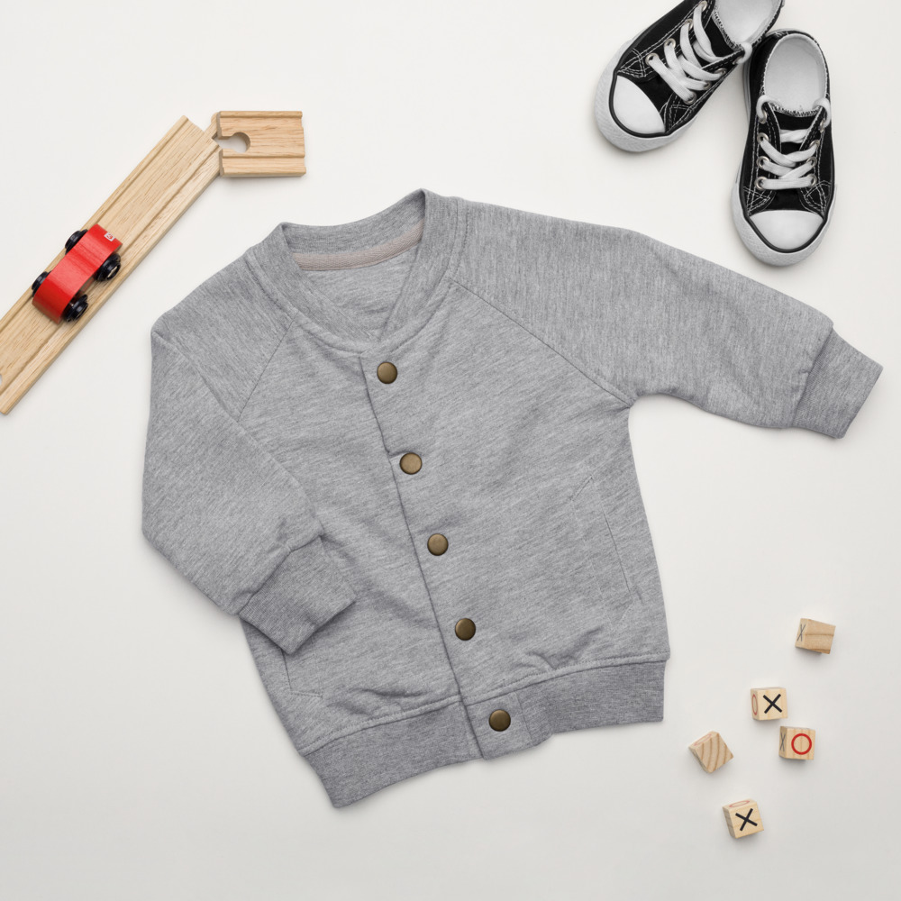 Toddler Girl Organic Bomber Jacket