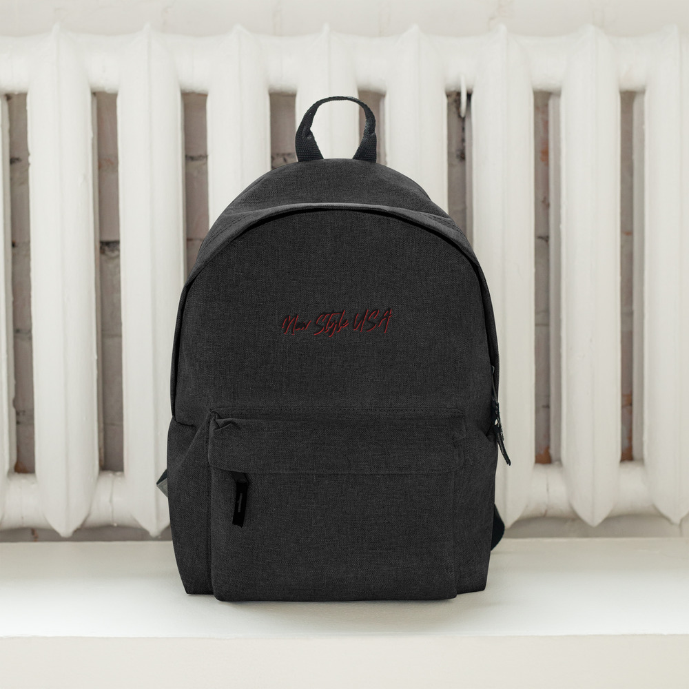 Embroidered Backpack