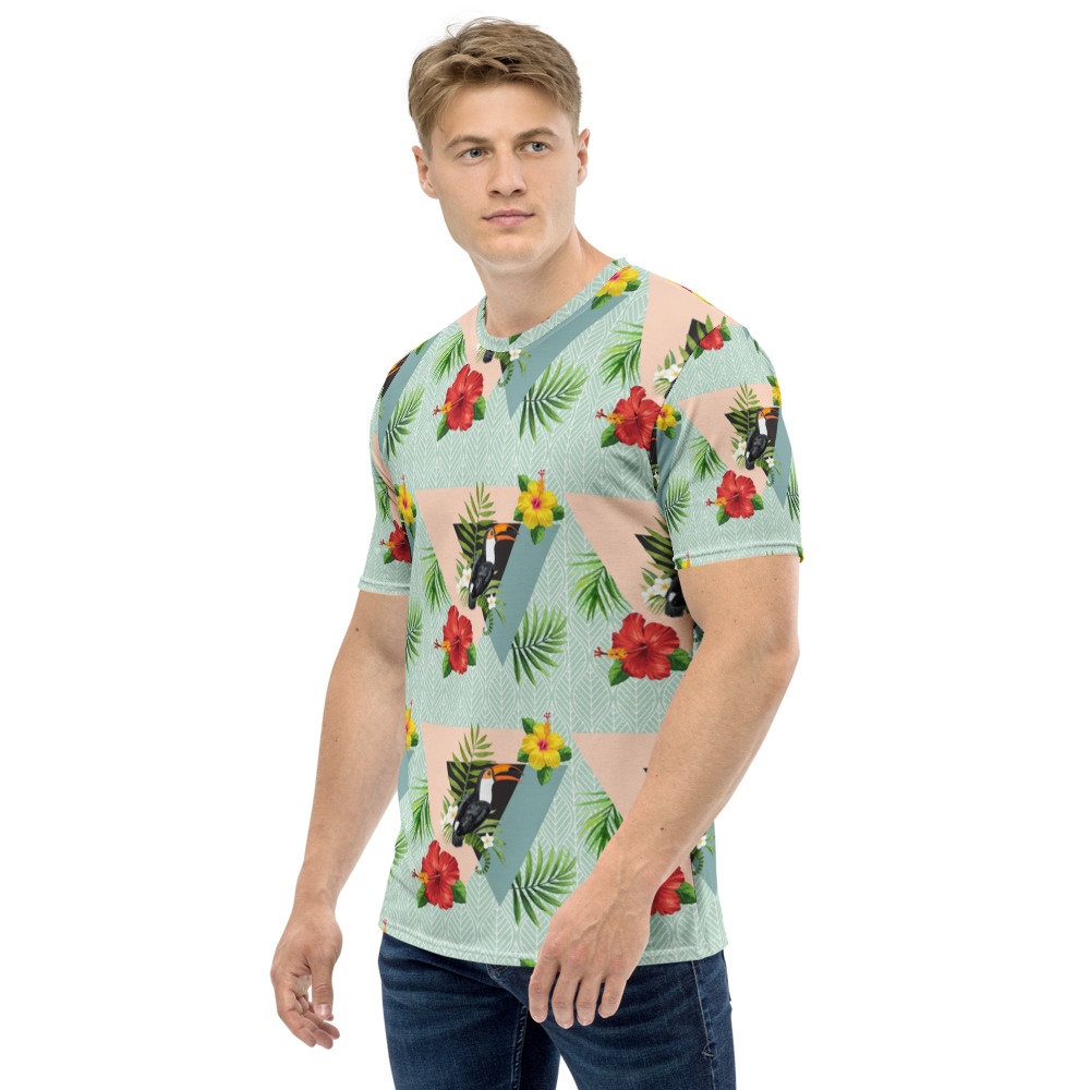 All-Over Print Men's Crew Neck T-Shirt