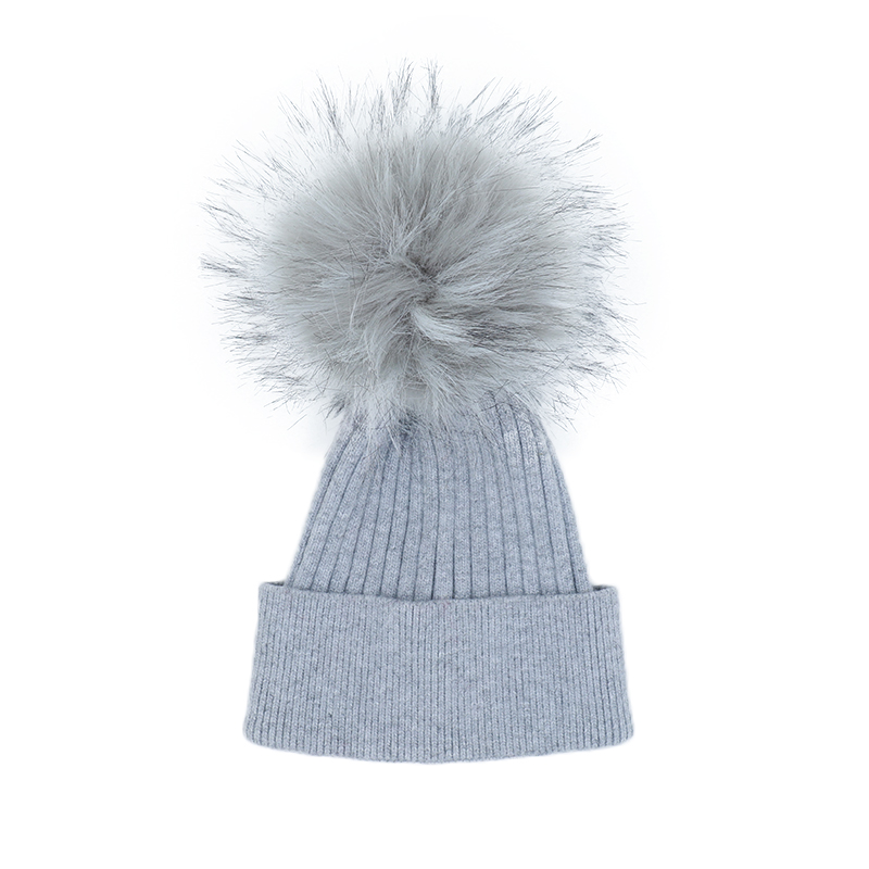 Women's Organic Knitted Double Ribbed Beanie.