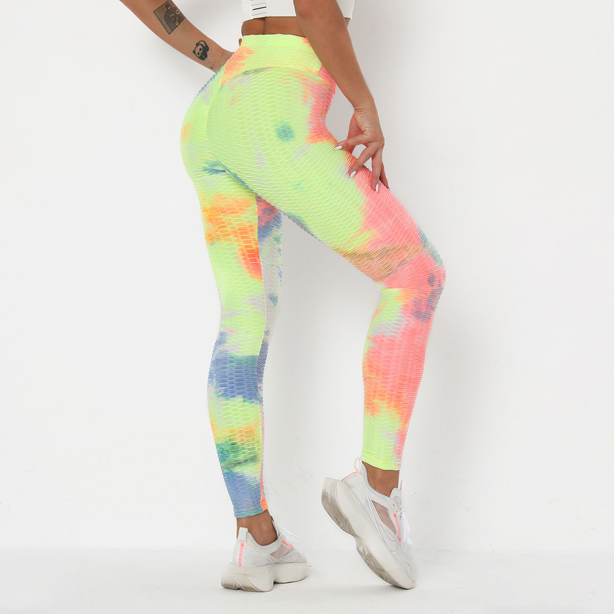 Butt Lift Workout Tie Dye Leggings