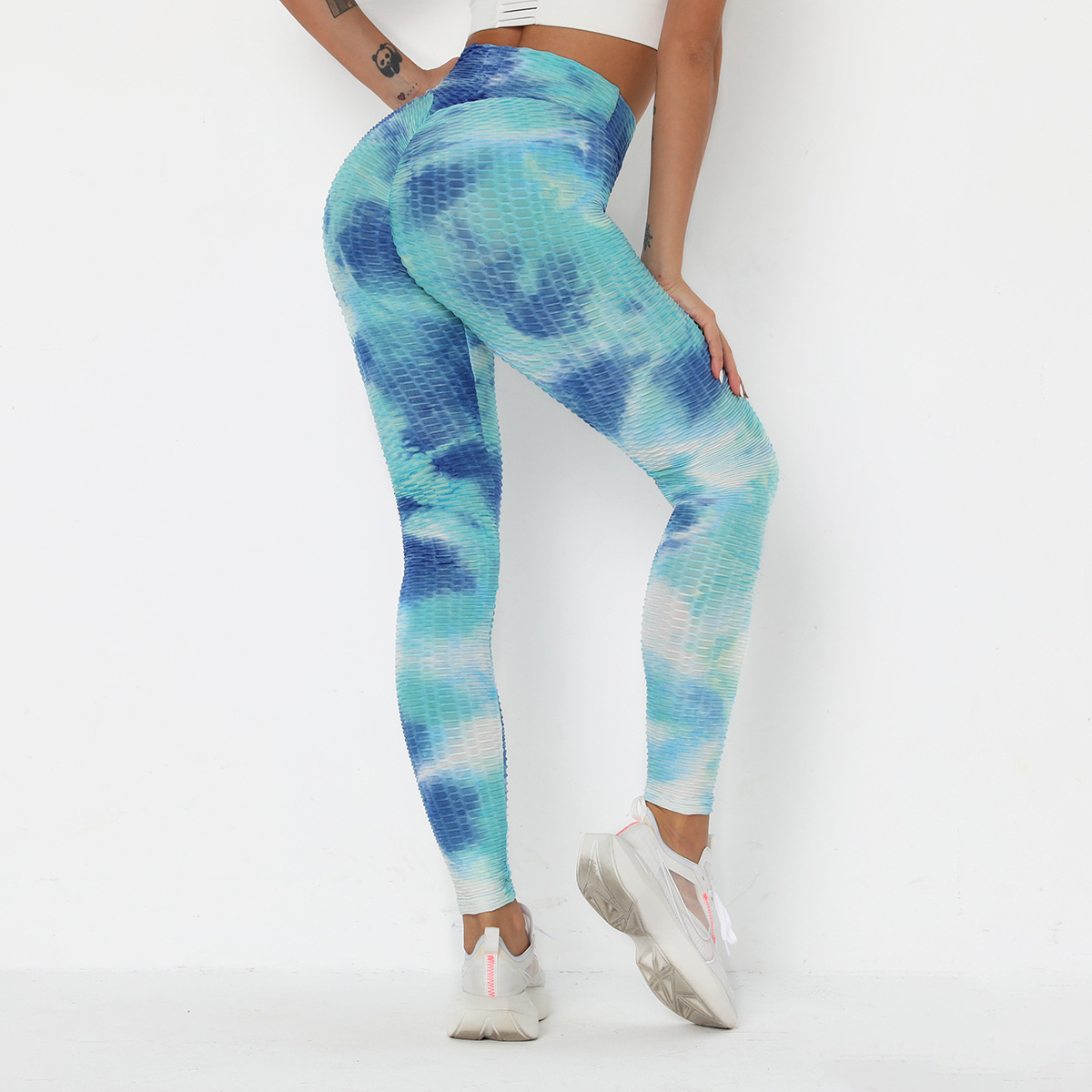 Butt Lift Workout Tie Dye Leggings