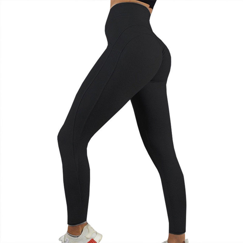 Yoga Pants Stitching Leggings V-shaped.