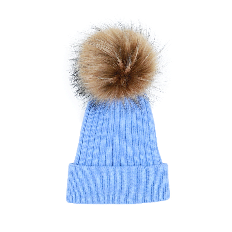 Women's Organic Knitted Double Ribbed Beanie.