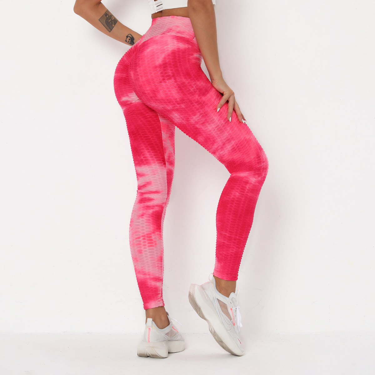 Butt Lift Workout Tie Dye Leggings
