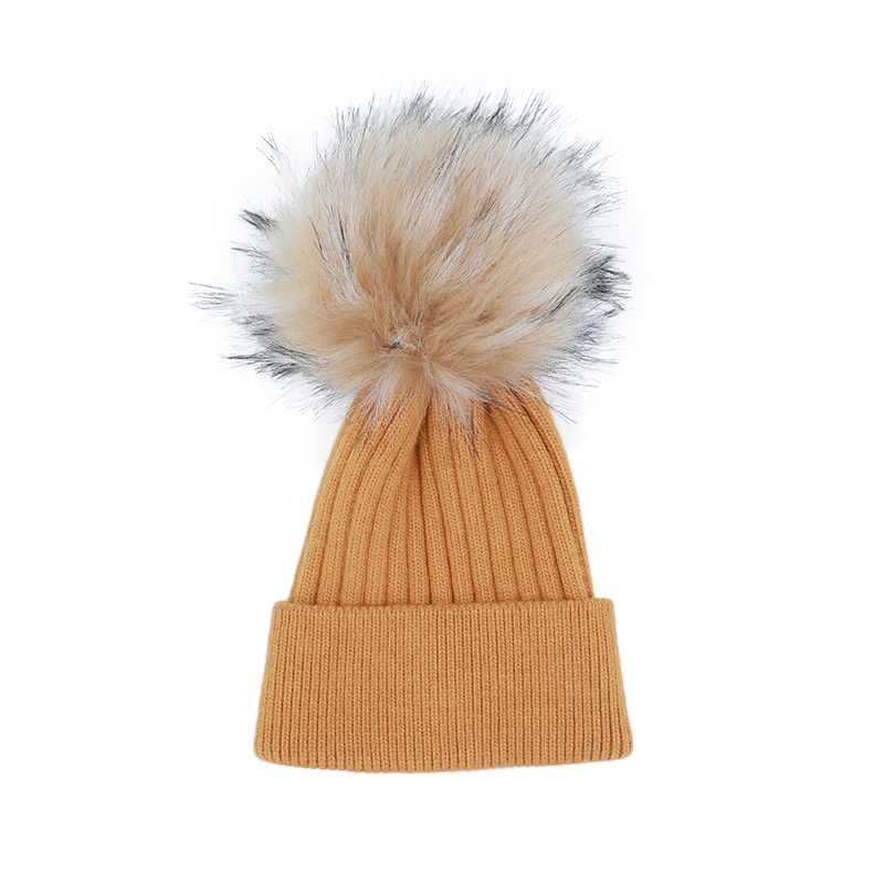 Women's Organic Knitted Double Ribbed Beanie.