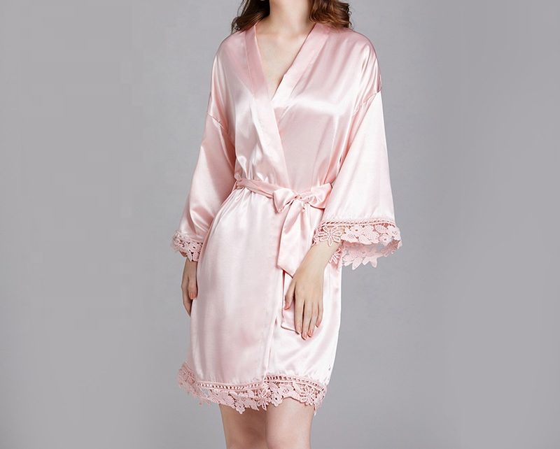 Women Lingerie Satin Pajamas Nightwear.