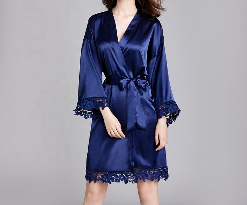 Women Lingerie Satin Pajamas Nightwear.